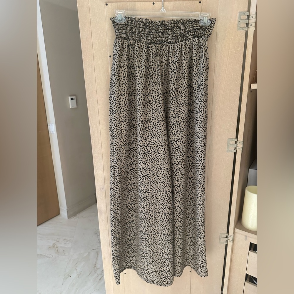Jade by Jane animal print wide leg pants.  NWOT Size XLarge